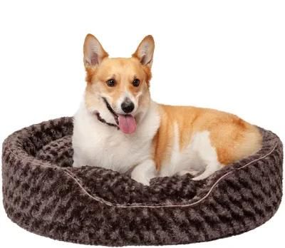 Ultra Soft Round Cuddler Nest Pet Bed for Dogs &amp; Cats