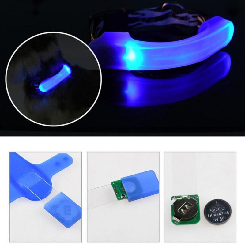 LED Dog Collar Pet Security Flashing Light Bandage