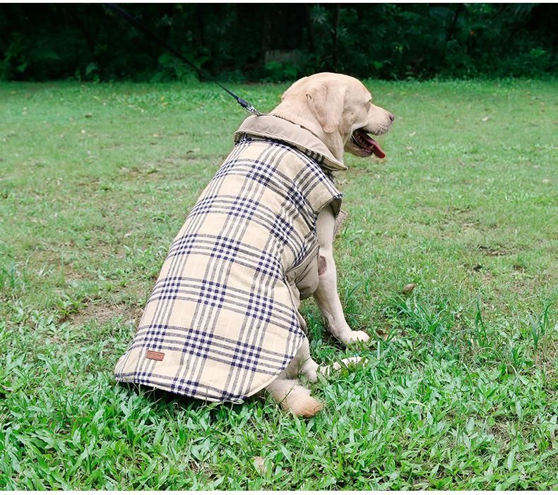 Dog Vest and Warm Winter Plaid Coat Pet Clothes Product