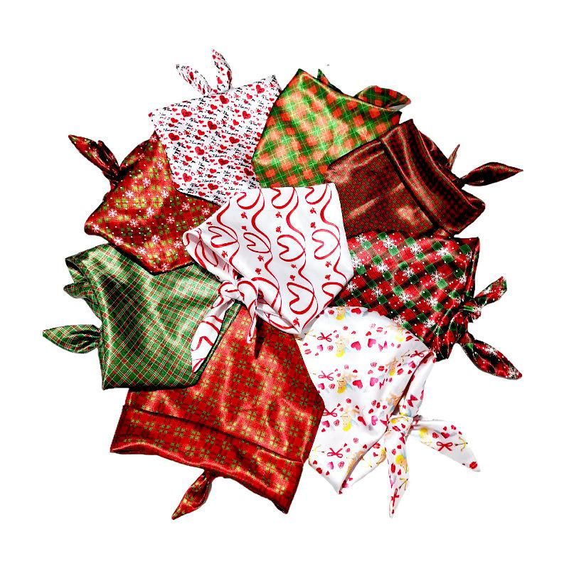 Manufacturer Wholesale Design Pattern Printed Cotton Pet Accessories Cooling Dog Bandanas
