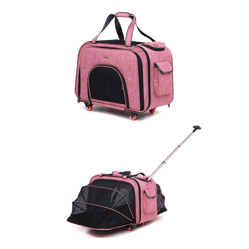 Folding Expandable Outdoor Pet Dog Cat Bag Multi-Purpose Luggage Backpack