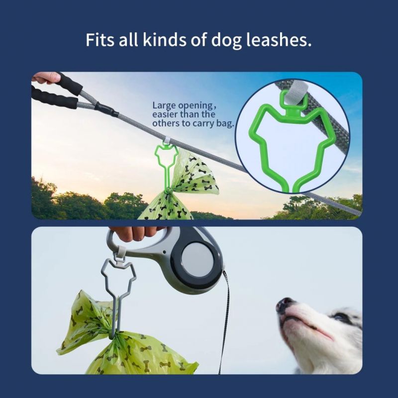 Wholesale Outdoor Walking Cat Dog Accessories Tool Pet Poop Holder with Different Color Engineering Structure Design Dog Poop Holder