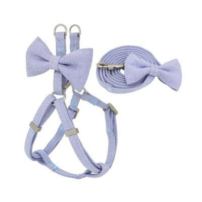 Nylon Material Printing OEM Factory Traingle Dog Harness, Leash, Bowtie