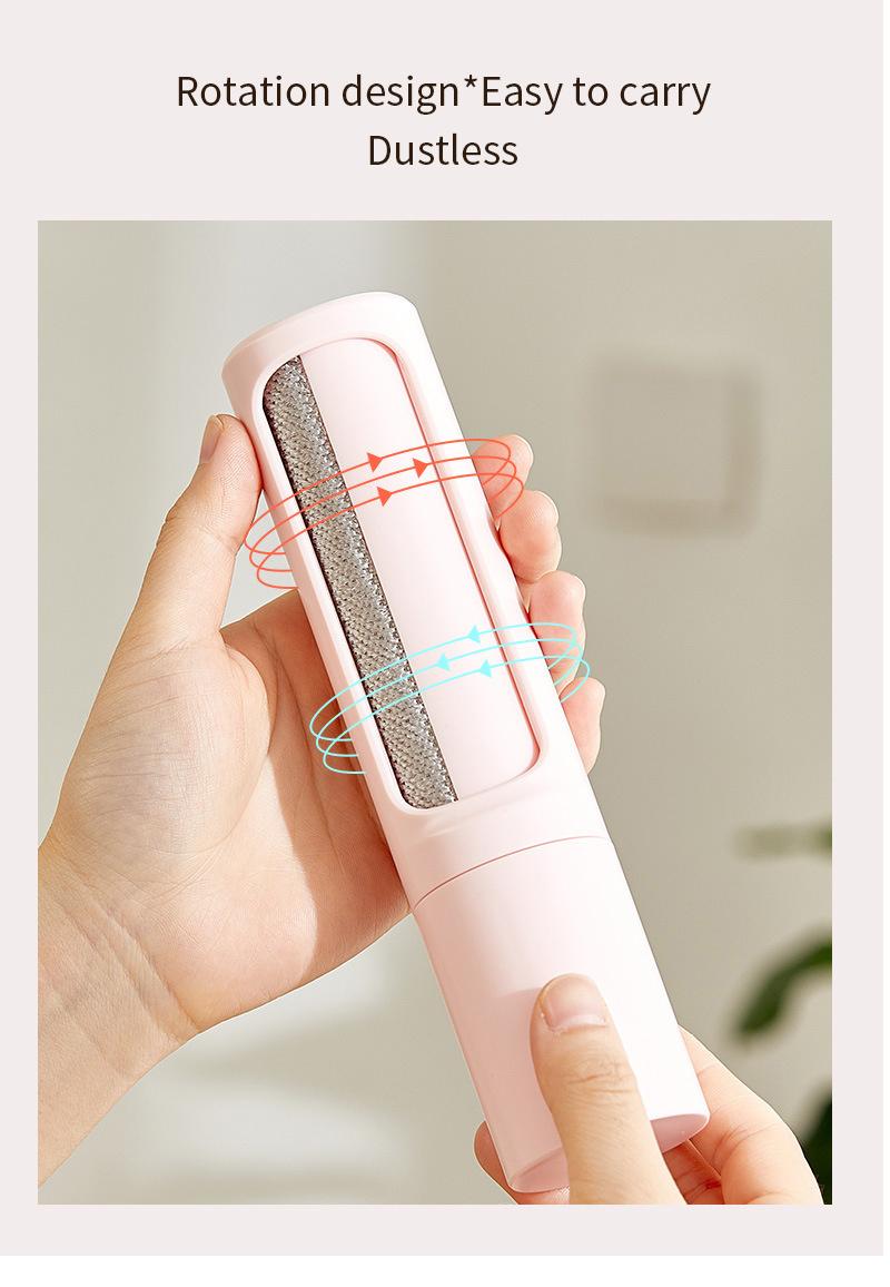 Waterproof Comfortable Touching Plastic Polyester Hair Remover Roller Brush