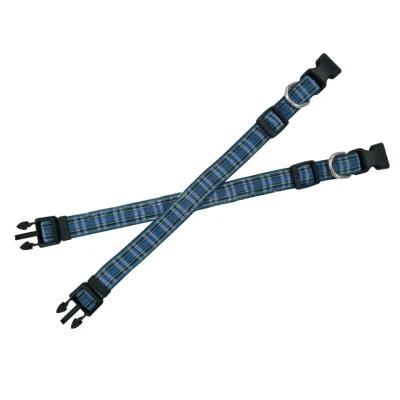 Heavy Duty Customized Adjustable Dog Collar with Plastic Buckle