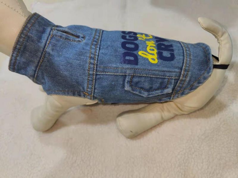 "Dog′s Don′t Cry“ Wholesale Pet Accessories Dog Clothes Pet Shirt