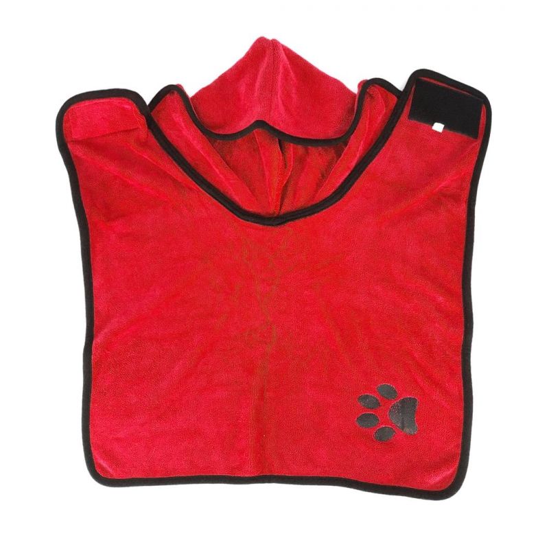 Super Absorbent Soft Pet Dog Bathrobe Dog Cat Bathrobe Grooming Pet Product