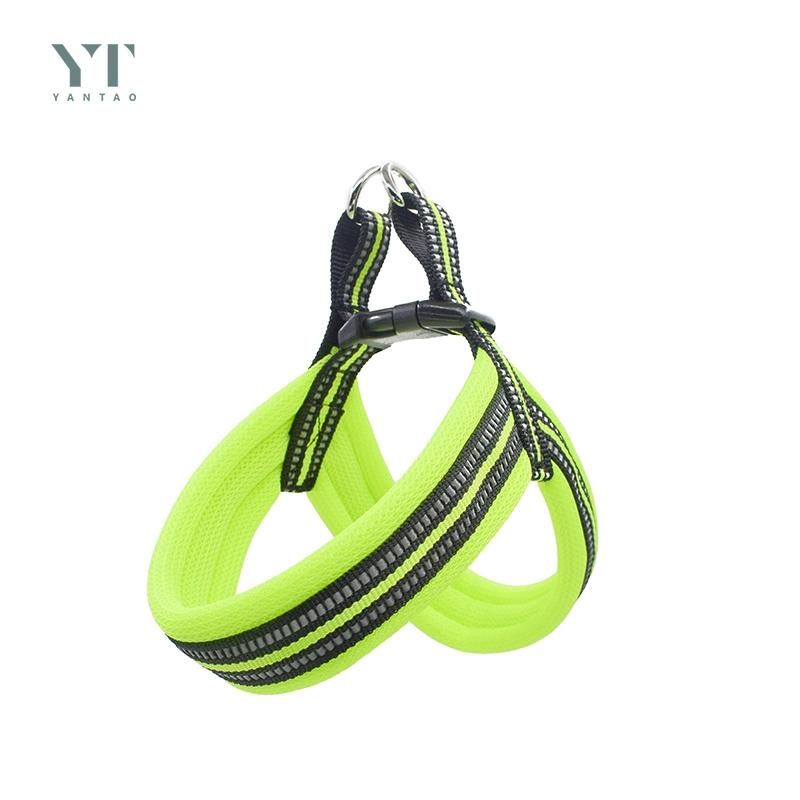 OEM Custom Luxury Designer Air Mesh Dog Harness Nylon Reflective Dog Leash and Harness Set