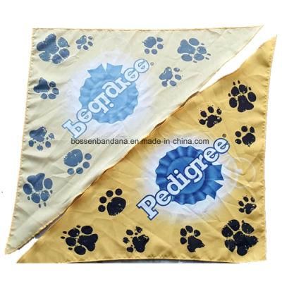 OEM Custom Design Print Cotton Polyester Pet Triangle Bandana Manufacturer