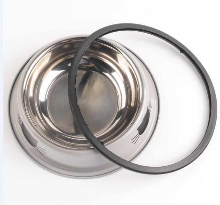 Slow Stainless Steel Feed Dog Bowl for Wet Food