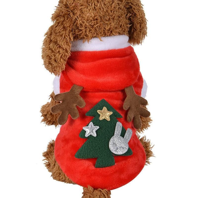 Dog Coat Costume Santa Claus Costume Christmas Dogs Clothes