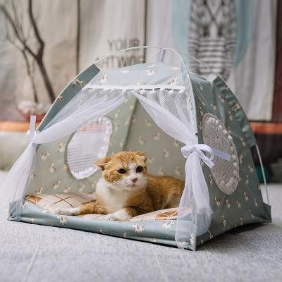 Wholesale New Outdoor Pet Cage Pet Tents Canopy Waterproof Foldable Portable Mosquito Net Mesh Camping Pet Tent