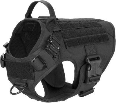 Dog Molle Vest with Handle No Pulling Front Leash Clip