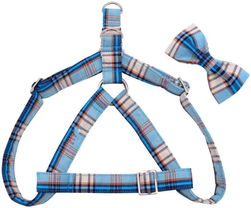 Plaid Design Adjustable Dog Harnesses with Fast Delivery