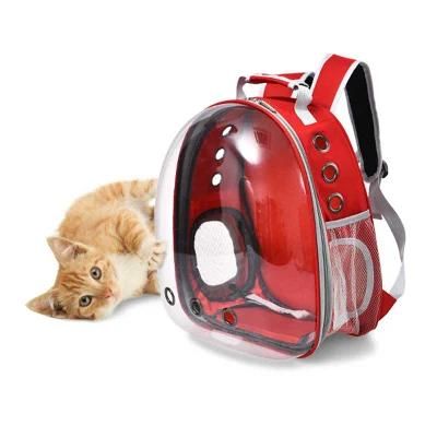 Transparent Design Durable Breathable Cat Backpack Cat Carrier Bag with Handle