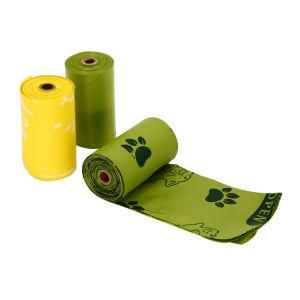 100% Biodegradable &amp; Compostable Pet Waste Bags/ Pet Poop Bags on Rolls