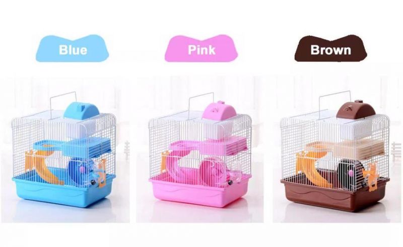 Hamster Accessoire Pet Product Roue Hamster Pink Blue Brown Cage Hamster