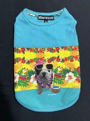 Digital Printing Fashion Designer Dog Clothes Pet Shirt Pet Accessories