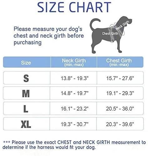 Breathable Mesh Padding Reflective Dog Harness