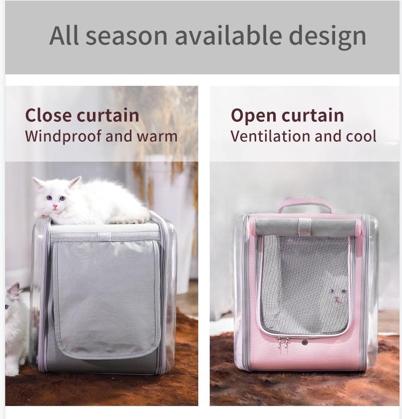 Wholesale Fashion Luxury Breathable Backpack Bag Cat Pet Carrier Dog Products