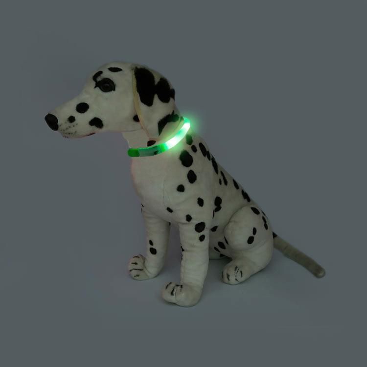 Meeno Waterproof Charging USB Rechargeable LED Flashing Dog Collar