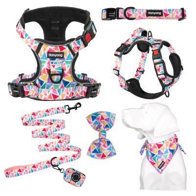 Amazon Premium Pet Supplier No Pull No Choke 3m Reflective Oxford Dog Harness