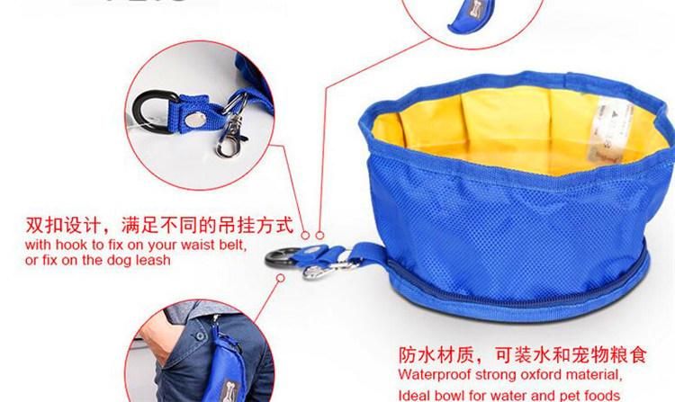 Wholesale Portable 350ml TPE Colorful Frame Pet Bowl Collapsible Pet Travel Eating Bowl