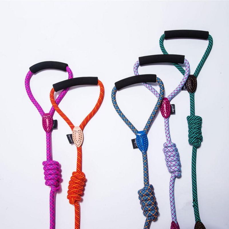 Wholesale Rainbow Jacquard Relective Pet Accessories Dog Harness Dog Leash Pet Product