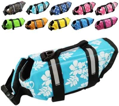 High Grade Polyester Oxford and Nylon Fabric Made Dog Life Jacket