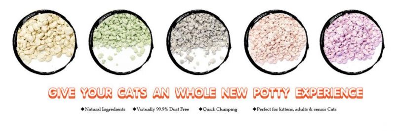Factory Price OEM Broken Shape Tofu Cat Litter
