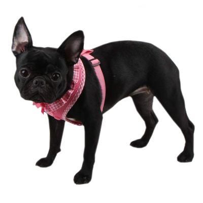 Soft, No-Pull, Easy on &amp; off Dog Harness with Decorated Ribbons and Buttons
