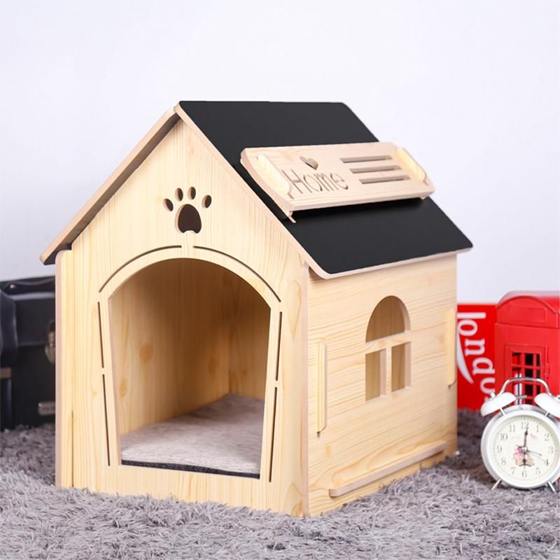 Hot Sale Wooden Cat Furniture Pet Cage Dog Bed Kennel Pet House Products Supply