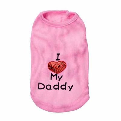 High Quality OEM Pet Products Logo Customized Pet Clothes Cotton Hoodie Vest Dog Clothes