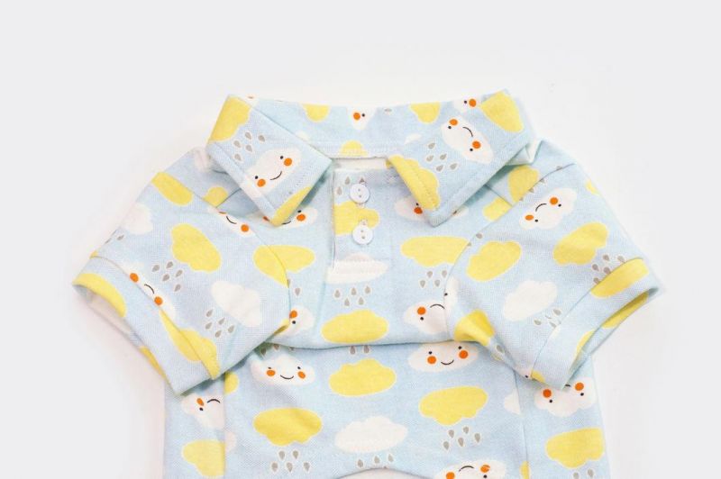 Factory Custom Processing Luxury Cartoon Pet Dog Clothes