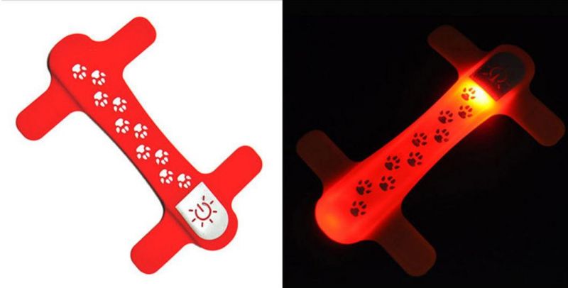 LED Dog Collar LED Pet Bandage for Night Safety
