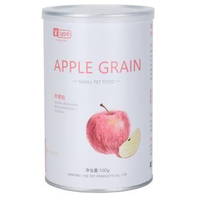 Yee Pet Food Freeze Dried Apple Hamster Nutrition Pet Snack