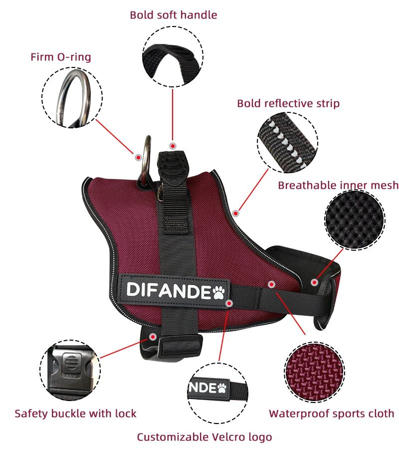 All Kinds of Full Sets Breathable Mesh Pet Dog Harness