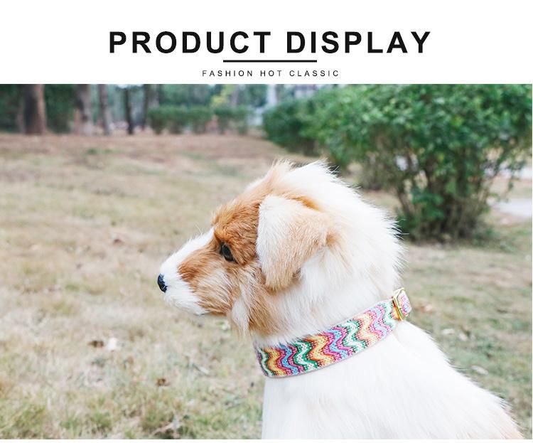 New Product Wholesale Hunting Custom Logo PU Leather Pet Dog Neck Collar