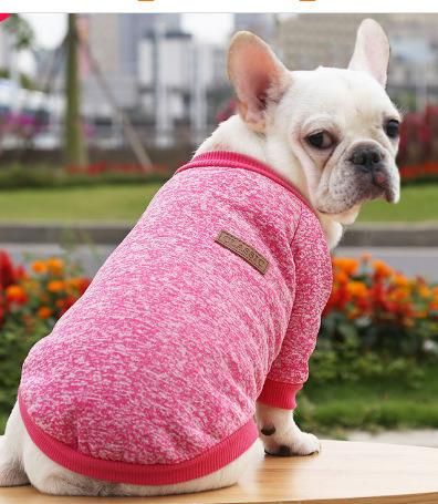 Classic Knitwear Sweater Fleece Coat Soft Thickening Warm Shirt Winter Pet Dog Cat Clothes, Puppy Costume Clothing for Small Dog