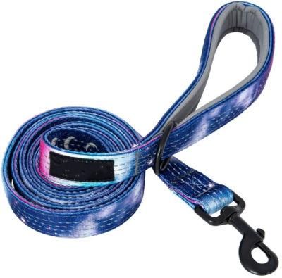 Extra Strength and Weight Sublimation Dog Leash with Soft Handle