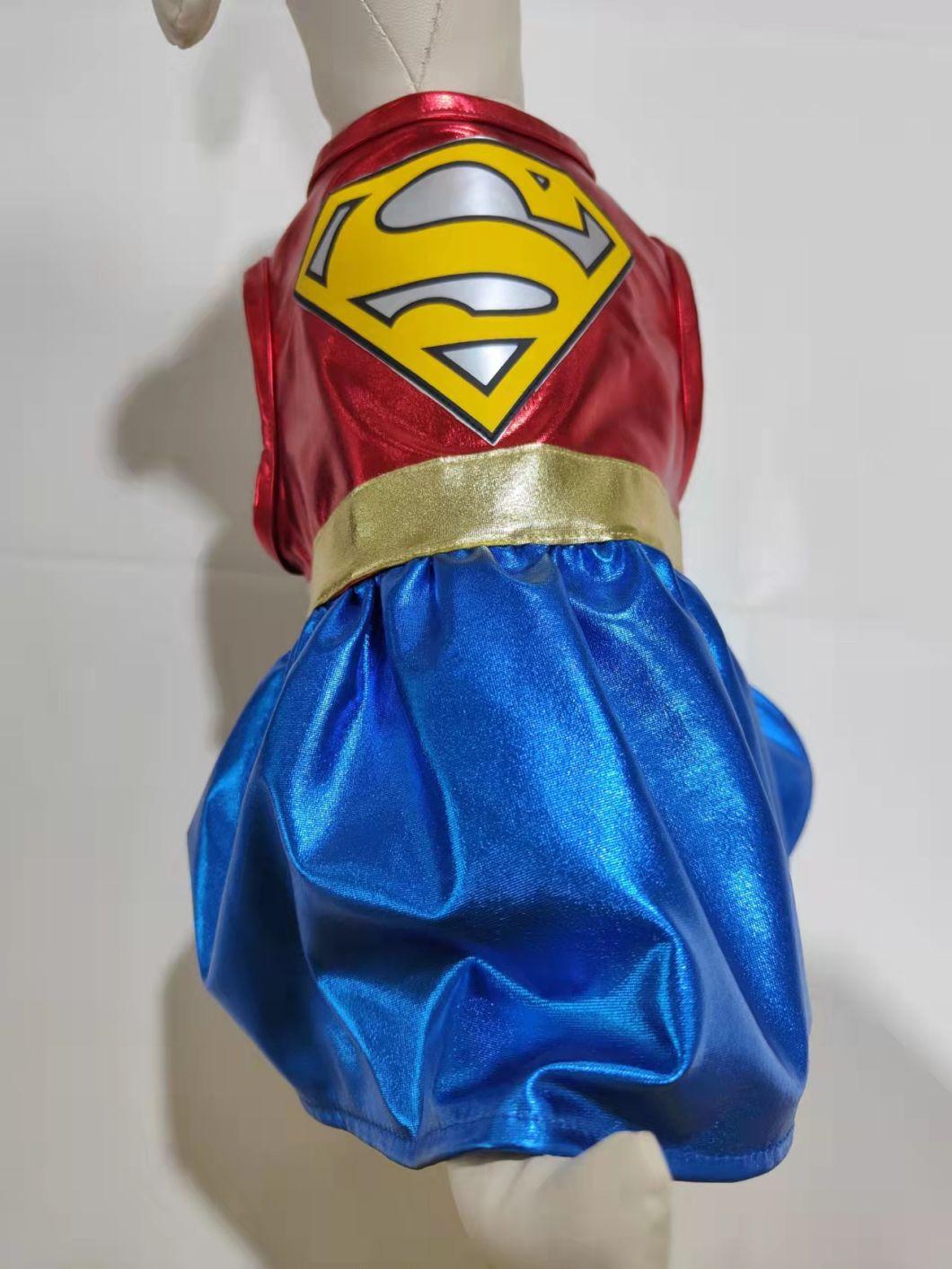 Super-Man Clothes, Super-Woman Pet Products Fashion Designer Dog Clothes