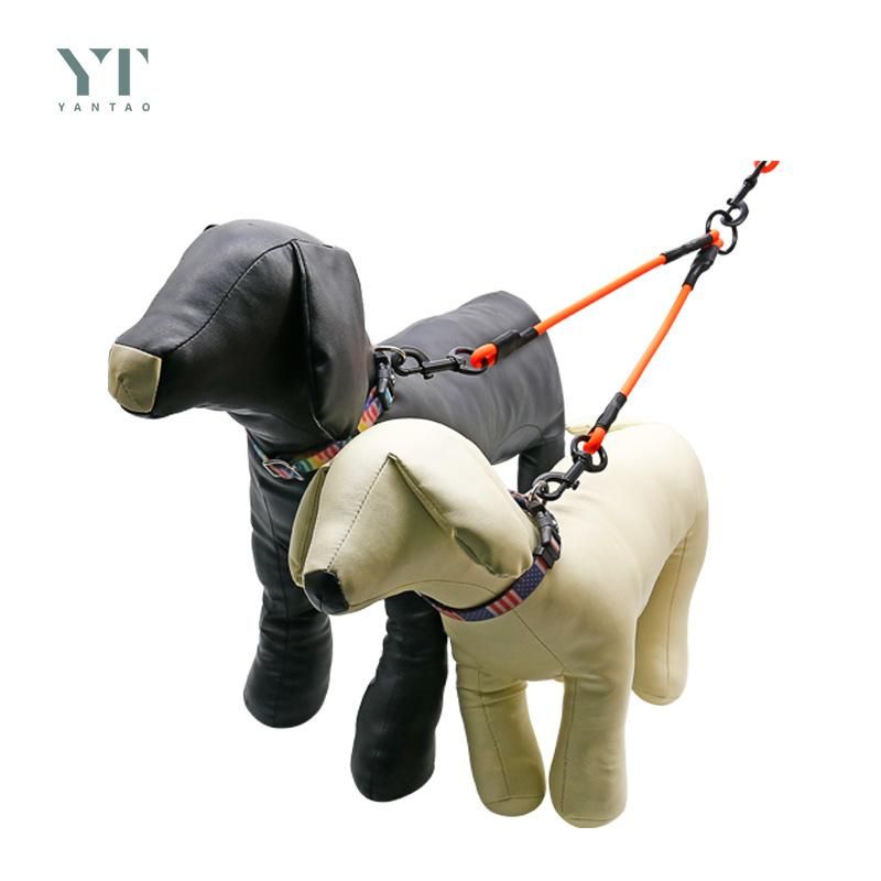 New Arrive High Quality Safe Convenient 3 Heads Nylon Dog Rope Leash for Small Medium Large Dogs