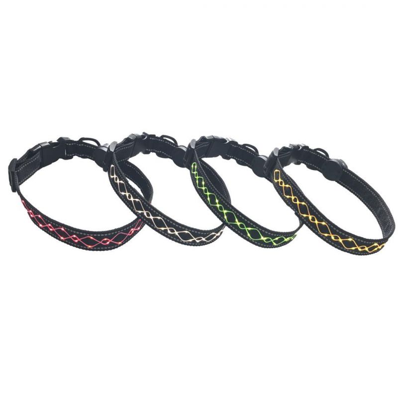 2021 Hot Sales Safety LED Dog Collar and Leash LED Dog Collar