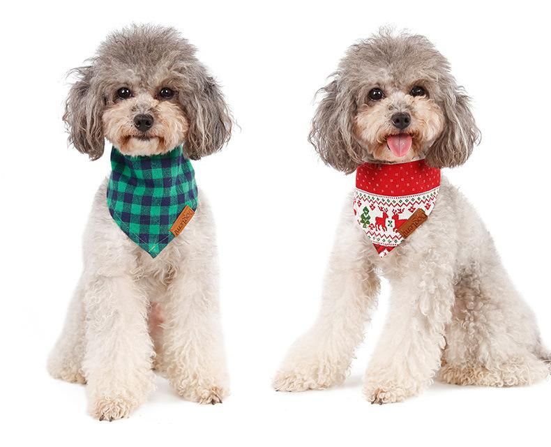 Wholesale Fashion Dog Bandana for Pet Triangle Dog Bandana Dog Neckerchief