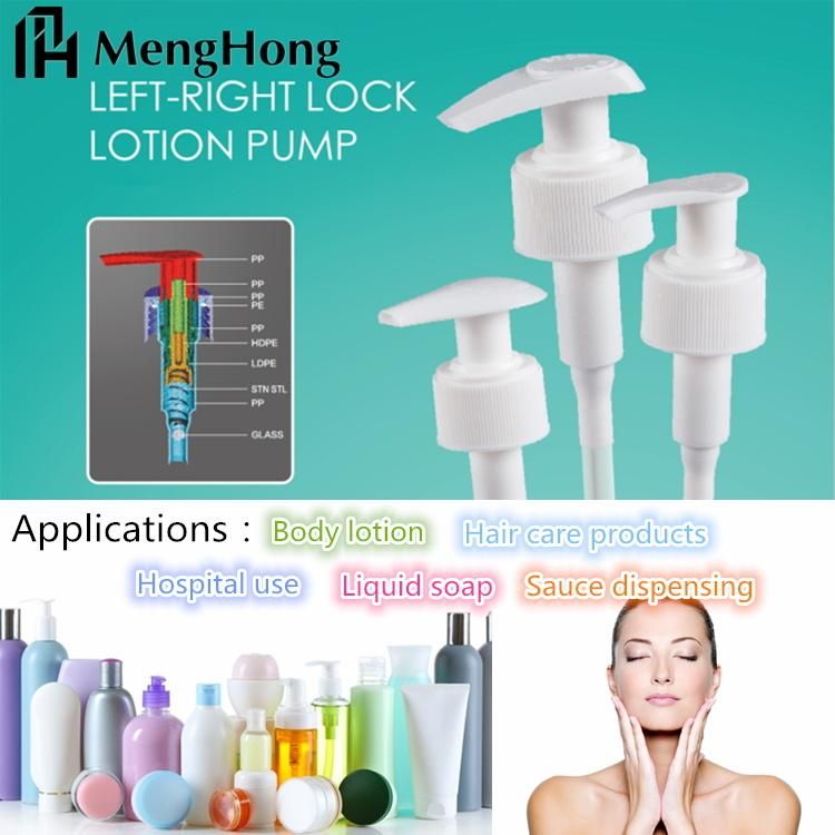 28/410 PP White Popular Lotion Pump for Shampoo Bottle