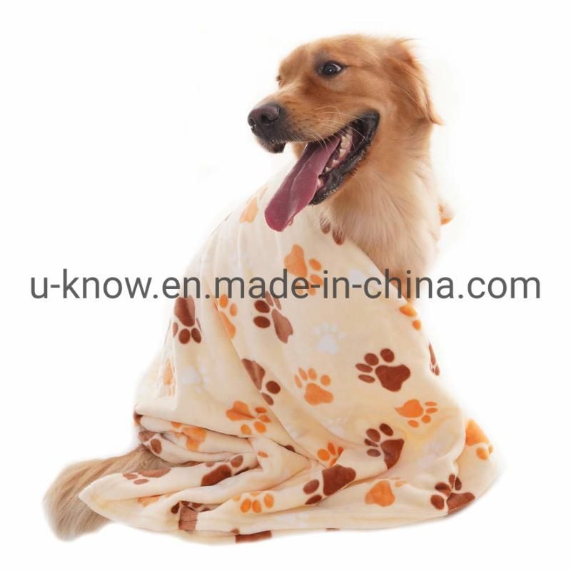 Boutique Multipurpose Throw Boutique Durable Anti Biting Sleeping Bite-Resistant Flannel Fleece Pet Blanket