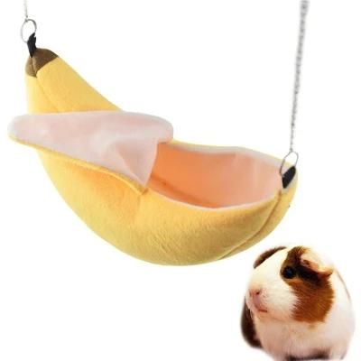 Hamster Cotton Nest Banana Shape House Hammock Cage for Hamster Bed