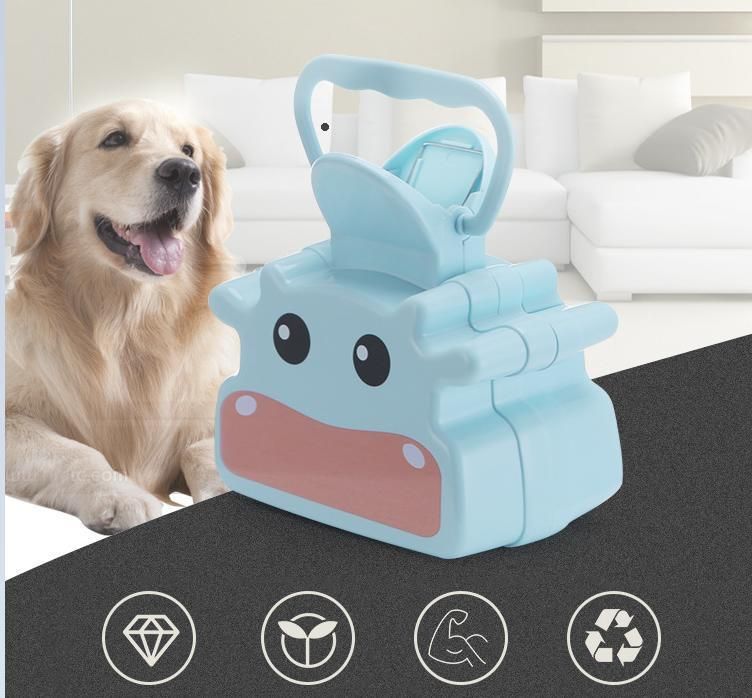 Dog Products, Portable Feces Spoon Hand-Held Size Suitable for Walking Large and Small Dogs Outside The Yard or Outdoor Travel, Puppy Feces Spoon with Container
