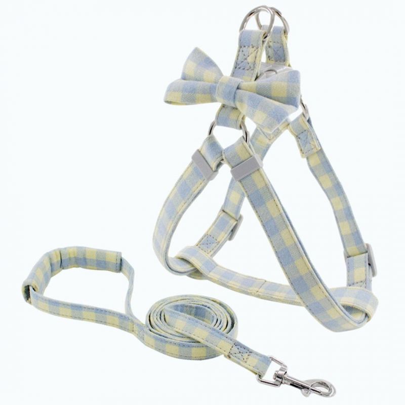 Popular Bowtie Pet Harness and Leash Set