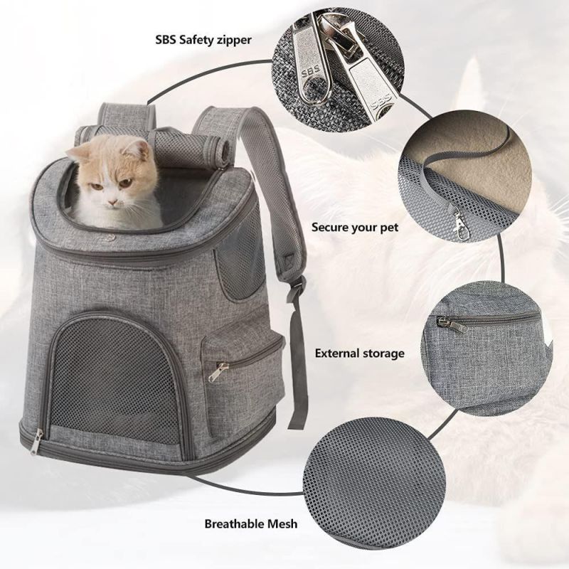 Airline Approved Expandable Carrier for Cats Travel Portable Cat Carrier Backpack